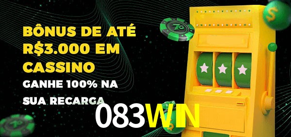 083WIN melhor bônus de depósito
